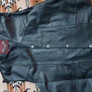 Biker Vest size 7x black